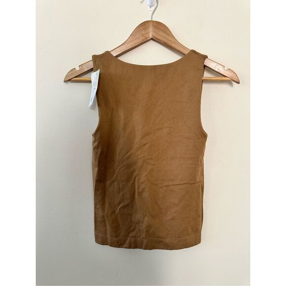 a new day Tops - A New Day Classic Tan Sleeveless Tank Top Layering Shirt Size XS New